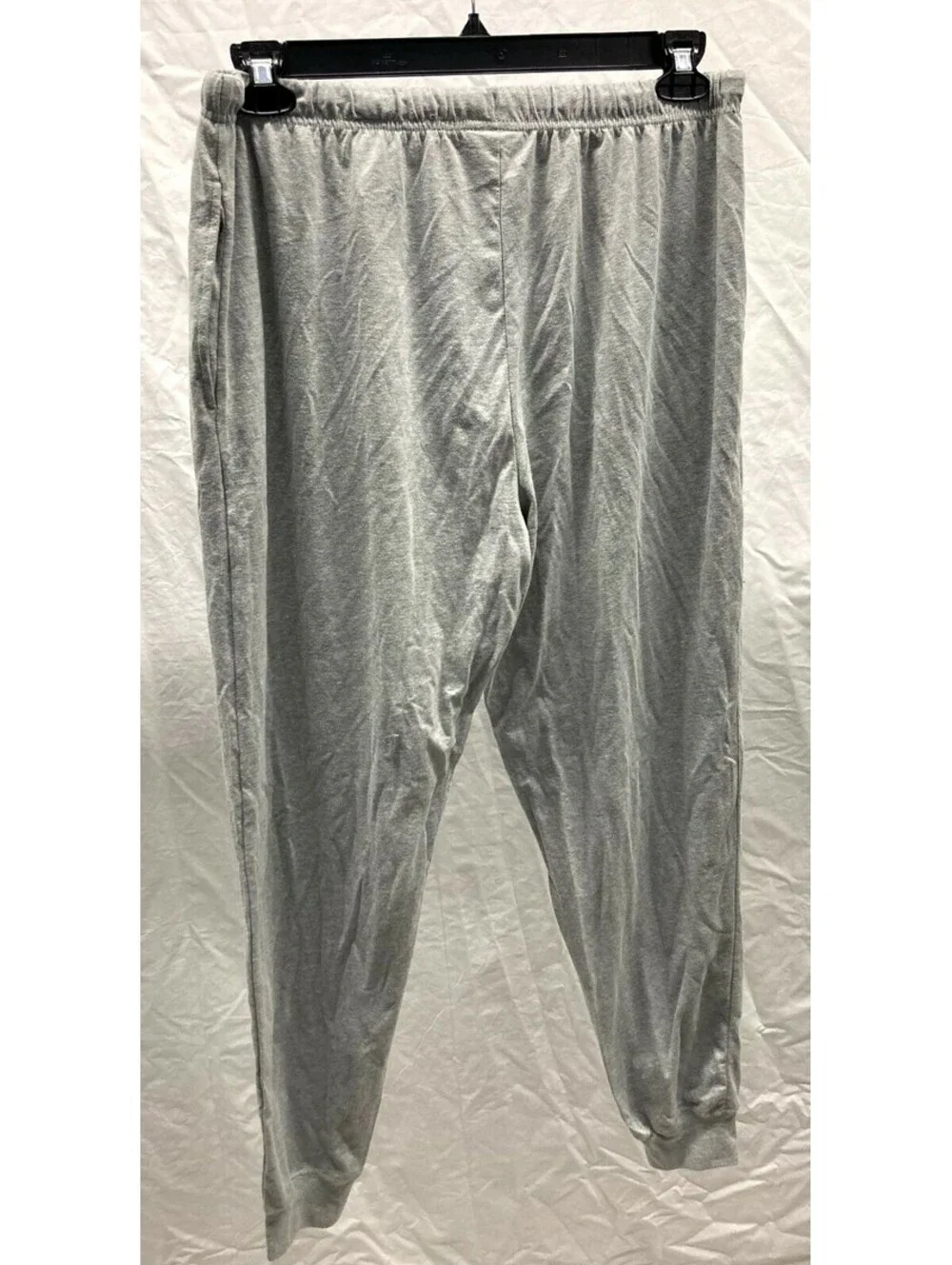 NEW Calvin Klein Women's Heather Gray Jogger Pajama Pants Large